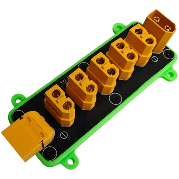 Mosiee Diy Current Model Power Distribution Board with 2 To 5 Power Distribution Board With Ears
