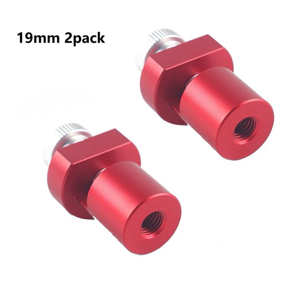 Mosiee Dogs Aluminum Alloy Non-Slip Stops Mft Stops Red 19mm