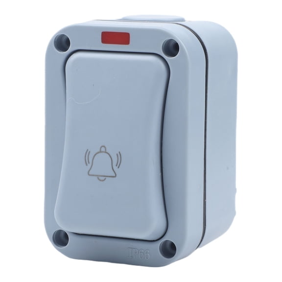 Mosiee Easy Install Waterproof Switch Weather-resistant Button 9.00 6.00 5.50 Cm Outdoor Doorbell Operating Temp -10 60