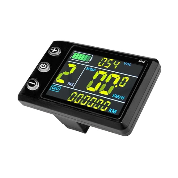Mosiee Ebike Lcd Display S866 Waterproof 5 Pin Connector Showing Speed Battery And Mileage for 24V 36V 48V Electric Bikes
