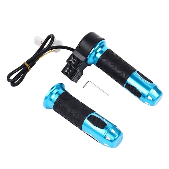 Mosiee Electric Bicycle/Scooter/Mountain Bike Throttle Handlebar Acceleration Component Blue