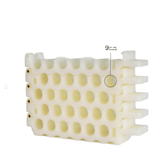 Mosiee Fiber Optic Cable Organizer with Holes 6*4