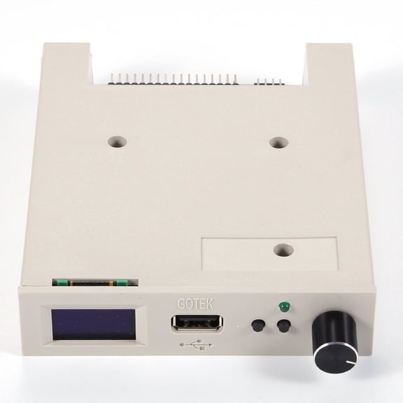 Mosiee Floppy Drive Emulator Sfrm44 U100Lqd 435 with for Oled Screen and Rotary Encoder for Amiga St Pc 3.5 Inch Replacement