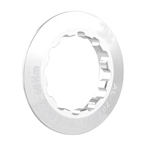 Mosiee Flyring Cover Flywheel Cover Lock Cover Stable Fastening Universal 11T Fly Wheel Hub Body Lock Cover Aluminum Alloy Silver
