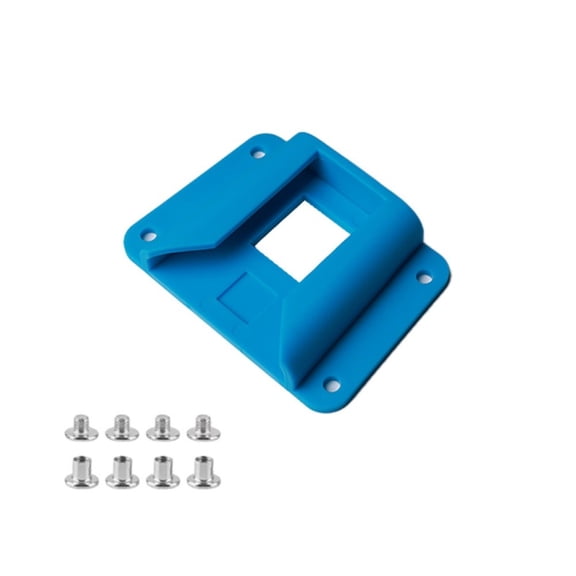 Mosiee Folding Bike Front Rack Mount Adapter with Screws Lightweight for Brompton Blue