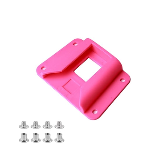 Mosiee Folding Bike Front Rack Mount Adapter with Screws Lightweight for Brompton Pink