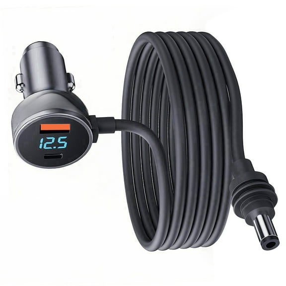 Mosiee For Starlink Mini Power Cable Black 18Awg Wire 3M/5M Mini Dish Antenna 12-24V Dc Power Cable Car Electronics Accessories
