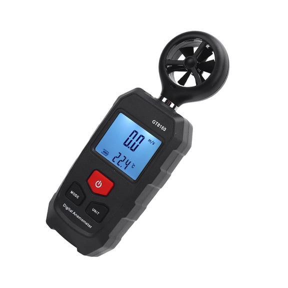 Mosiee Gt8160 Digital Handheld Anemometer: Measures Temperature and Wind Chill