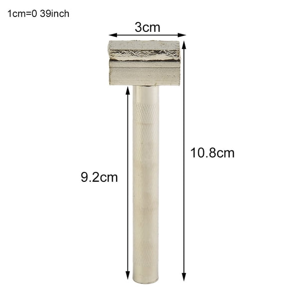 Mosiee Heavy Duty Diamond Coated Stone Dresser for Bench Grinder for Dressing