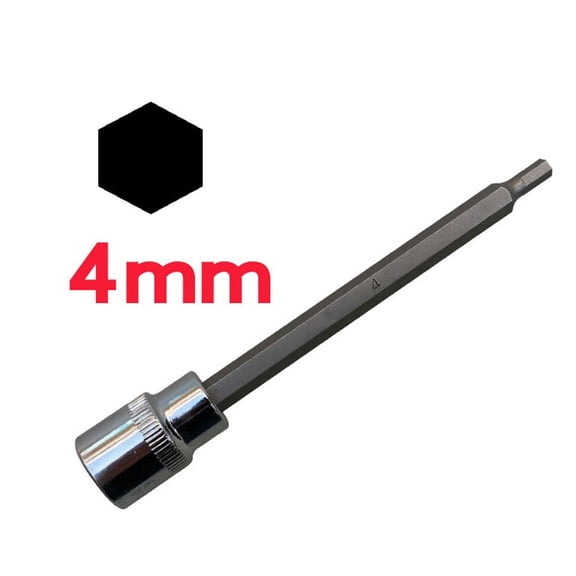 Mosiee Hex Socket Adapter 1Pc 3/8 Inch Drive Wrench Tool Chrome Vanadium Steel for Industrial and Residential Repairs H3 H10 H4