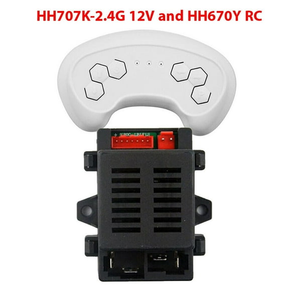 Mosiee Hh707K-2.4G 6V 12V Receiver For Children Electric Car 2.4G Transmitter Remote Controller Replacement For Kids Car Diy Model Toy