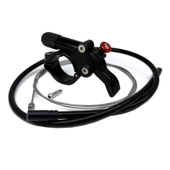 Mosiee High Quality Mountain Bike Front Fork Wire Control Switch Bicycle Remote Fork Lockout Switch Lever with Wire Pipeline Core A