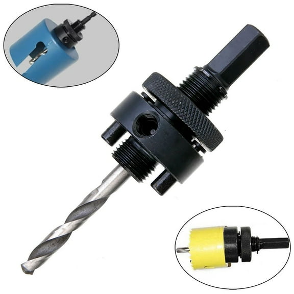 Mosiee Hole Saw Mandrel with Drill Bit for 32mm-210mm Hole Saw Hole Saw Arbor Herramientas Taladro Furadeira Woodworking Tools Drill