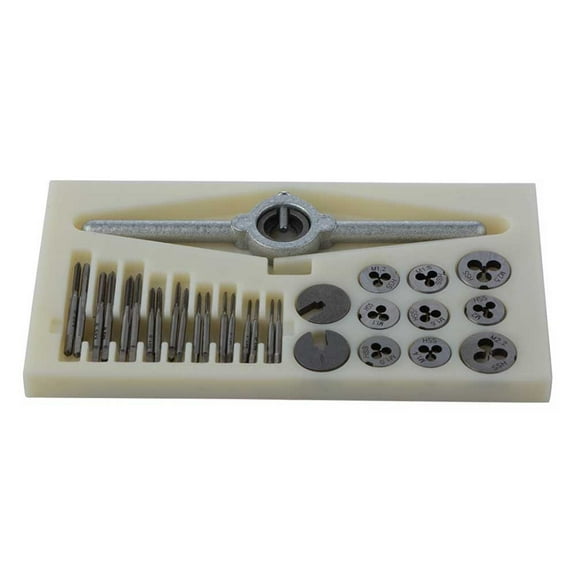 Mosiee Hss Taps & Dies Set with 31 Pieces Perfect Tools for Creating Threads In Small Engineering Applications M1 M2 5