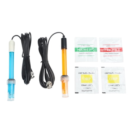 Mosiee Hydroponics Monitoring Internal Resistance 250 M BNC Connector ORP Probe for Water Quality Testing Hydroponics