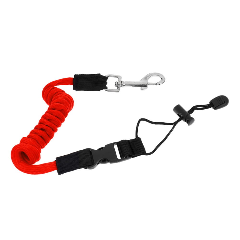 Mosiee Kayak Canoe Inflatable Boat Paddle Elastic Coiled Leash Cord Oar