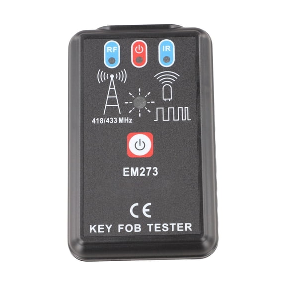 Mosiee Key Tester Vehicle Key Finder 9V Battery Not Included Black Plastic Material