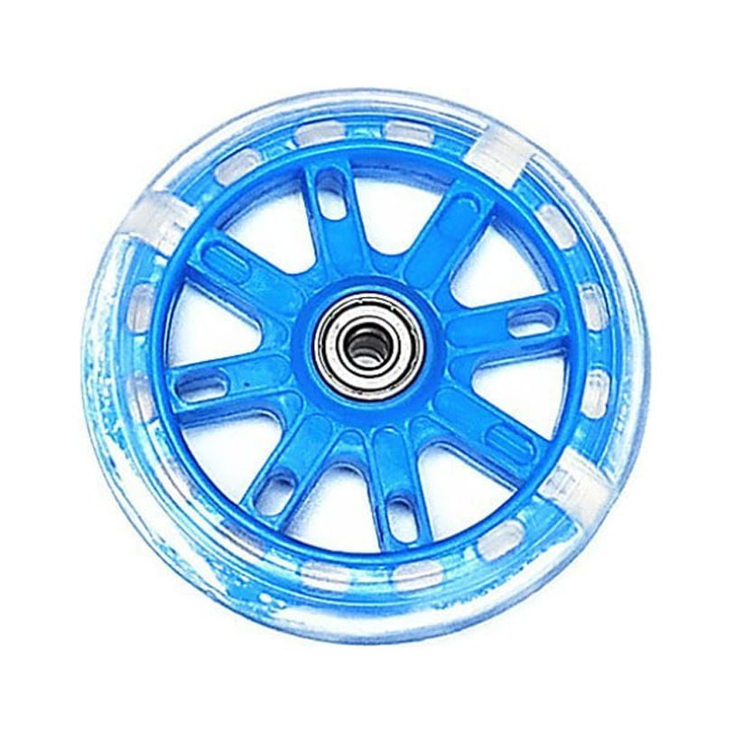 Mosiee Kids Led Scooter Wheels 110Mm Lights Flash Razor Stunt Push Abec