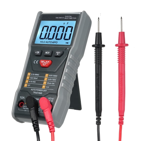 Mosiee Km-Dm01D Digital Multimeter Burn-Proof 6000 Rms Counter with True Rms Value