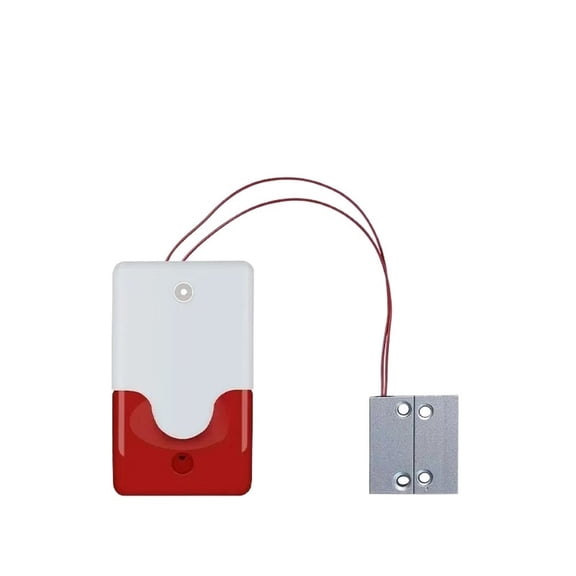 Mosiee Magnetic Door Alarm 100Db Wired Siren Light for School Office Buildings