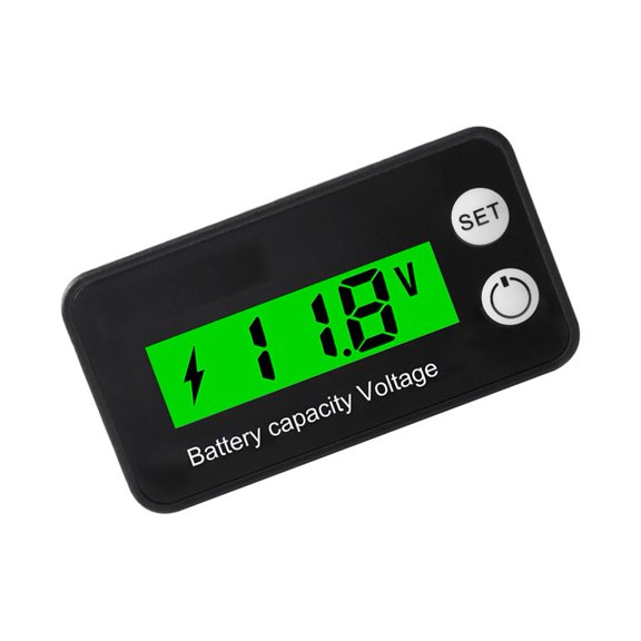 Mosiee Measurement Tool Dc Voltmeter Reverse Polarity Protection Low Voltage Alarm