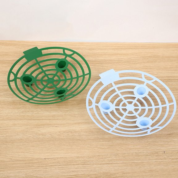 Mosiee Melon Plant Support Stands 16 Pcs Plastic Cage for Pumpkin Watermelon Squash Green