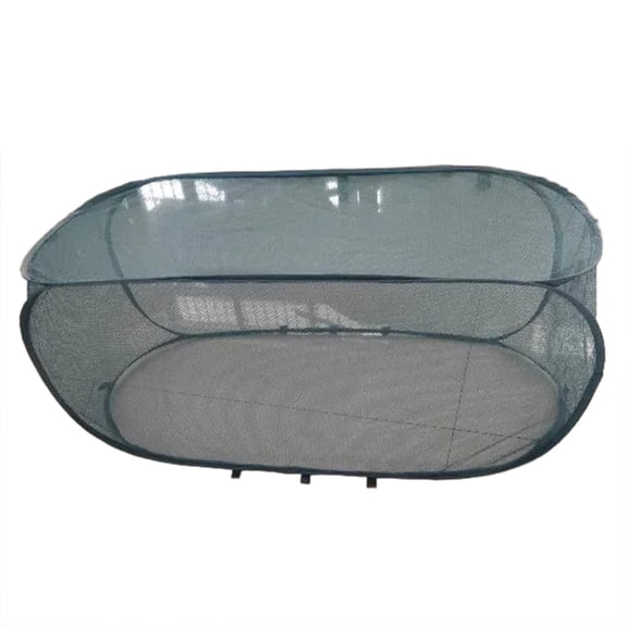 Mosiee Mesh Garden Row Covers Garden Netting for Plant Protection Foldable Mesh Plant Cage Garden Trellis Netting with Square Mesh 99*40*45Cm