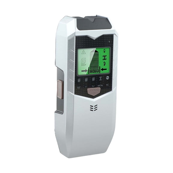 Mosiee Metal Detection Handheld Scanner Construction Safety User-Friendly Display Silver