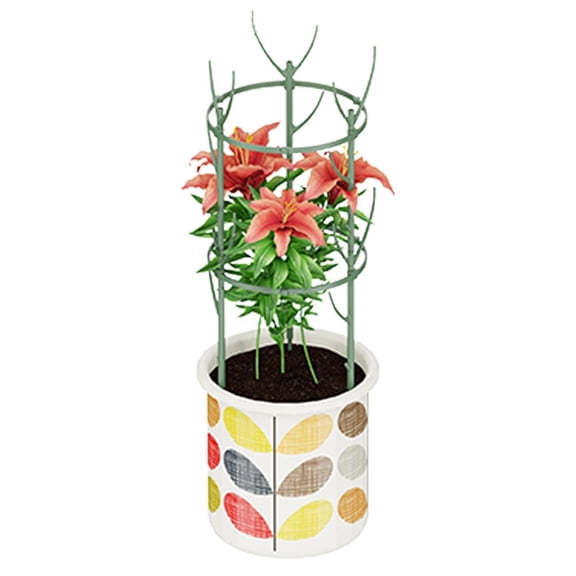 Mosiee Monstera Plant Support Stackable Plant Stakes High-Grade Plastic Material 5 Pole