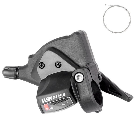 Mosiee Mtb Speed Finger Gear Shifter 7/8/9 Speed Split Finger Lever Left Right Gear Shifter with Variable Speed Core Bike Accessories 9S