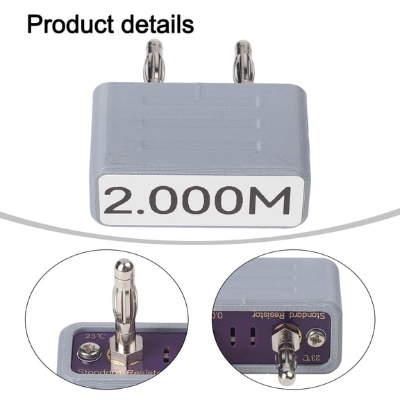 Mosiee Multimeter Standard Accuracy Calibration Resistor Accuracy 0.1% 25Ppm 100R/1K/10K/100K/1M/10M; 200R/2K/20K/200K/2M/20M Parts 2M