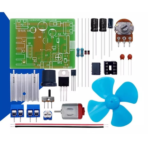 Mosiee Ne555 Pulse Width Modulator Kit for Dc Motor Speed Adjustment 6V-30V Input Kit