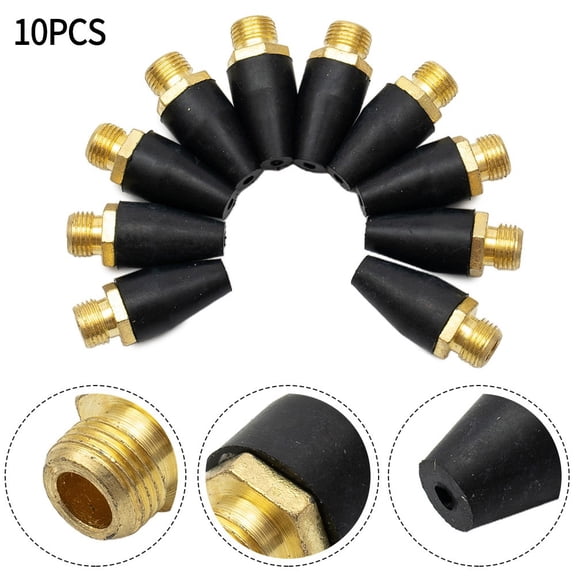 Mosiee Nozzle Head Tip Forair Blow Tool Tip for Air Blow Tool 3 mm Npsm Male 10 Pack Accessories Kit Set 10Pcs Nozzles