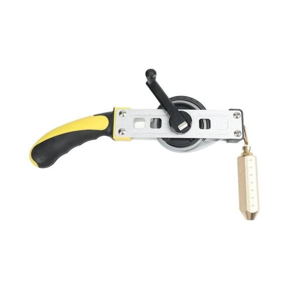 Mosiee Oil Dipstick Metal Carbon Steel Tape with Brass Anchor for Measuring Oil Water Level In Tank Container Ruler Tool 5M