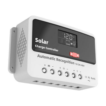 Mosiee PWM Solar Charge Controller 10A-60A Solar Photovoltaic Controller System 12V/24V
