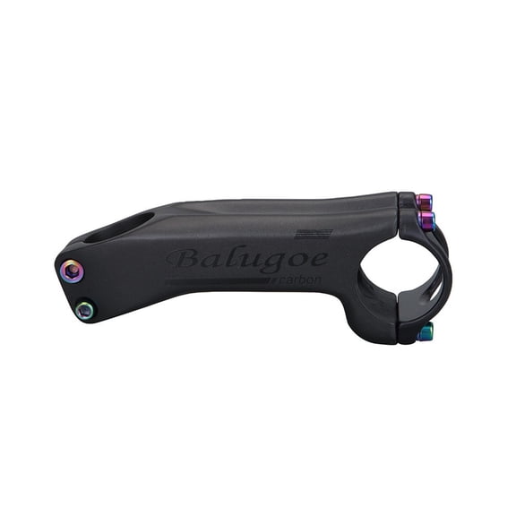 Mosiee Performance Driven Carbon Fiber Bicycle Stem 31 8mm Compatibility Ergonomic Design for Better Control and Handling 17 Degrees 80mm