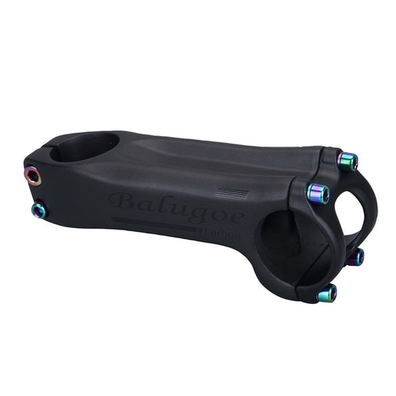 Mosiee Performance Driven Carbon Fiber Bicycle Stem 31 8mm Compatibility Ergonomic Design for Better Control and Handling 6 Degrees 120mm