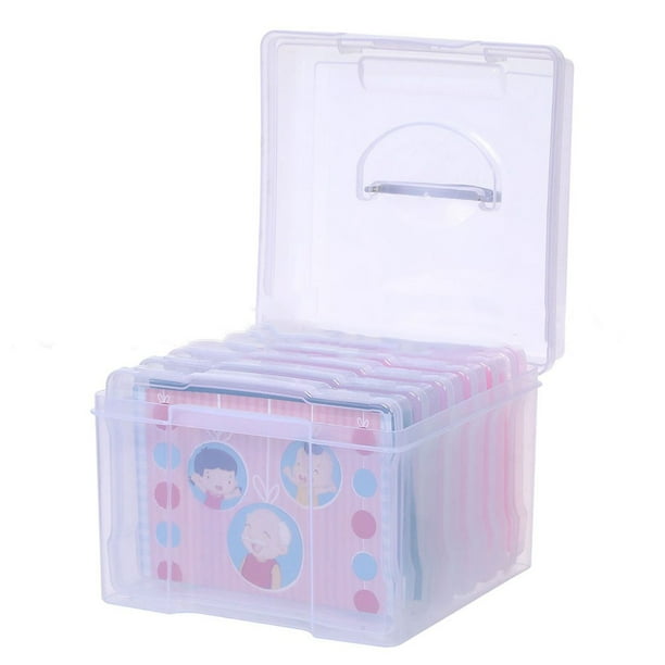 Mosiee Photo Storage Box Photo Storage Cases 6 Boxes Suitable For 5\" x