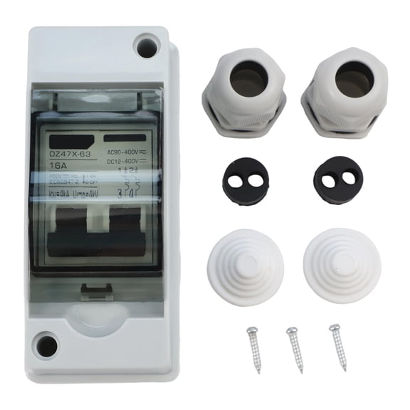 Mosiee Photovoltaic Combiner Box Ip65 M20 Cable Solar Photovoltaic Switch With Junction Box 18*5.5Cm Cell Combiner Box