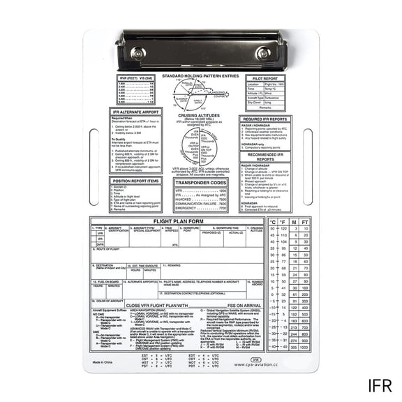 Mosiee Pilot Kneeboard Aluminum Aviation Kneeboard Pilot Notepad for Pilot To Write Kneeboard Aluminum Aviation Kneeboard Pilot Notepad Ifr