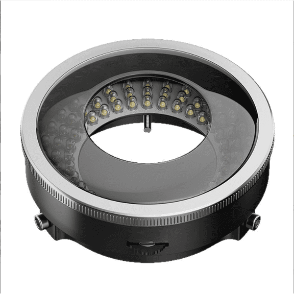 Mosiee Polarized Ring Light for Microscope 96 LED Anti Glare Illuminator for Metals