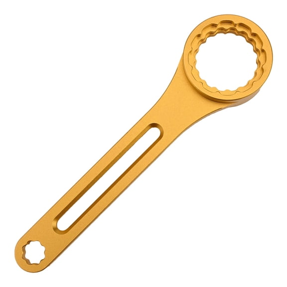 Mosiee Professional Grade 6 In 1 Bottom Bracket Wrench Tool for Cycling Enthusiasts Golden