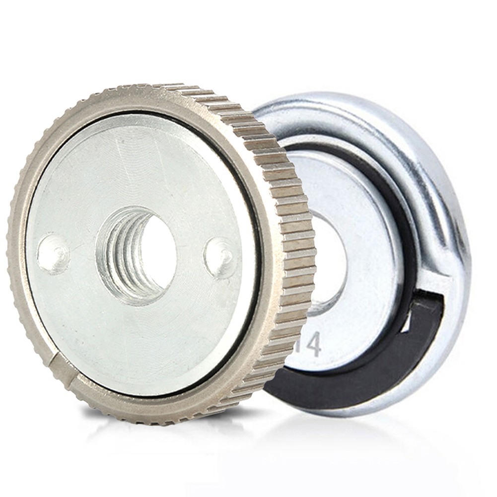 Mosiee Professional Quick Release Nut M14 Screw For Angle Grinder 2PCS