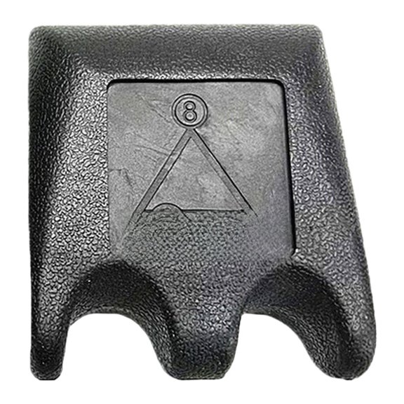 Mosiee Pvc Billiard Cue Holder Stand with 2 3 4 5 Holes Black Hard Plastic Cue Rack 2