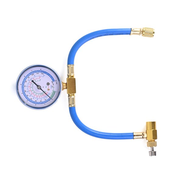 Mosiee R134A Charging Hose Pressure Gauge Kit for Automotive Air Conditioning Repair Jf-002