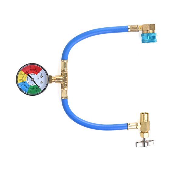 Mosiee R134A Charging Hose Pressure Gauge Kit for Automotive Air Conditioning Repair Jf-008
