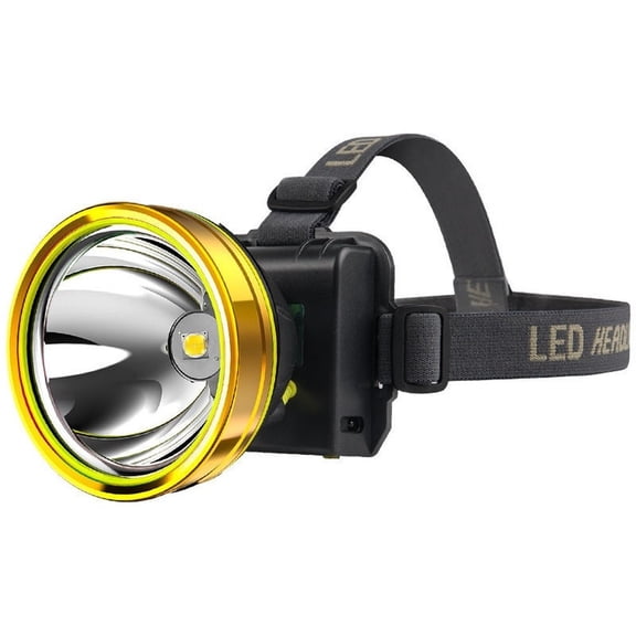 Mosiee Rechargeable P90 Led Headlamp with Intelligent Wave Sensing High-Capacity A