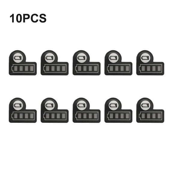 Mosiee Replacement Battery Capacity Sticker Labels Lithium Ion Battery Packs Clear Marking