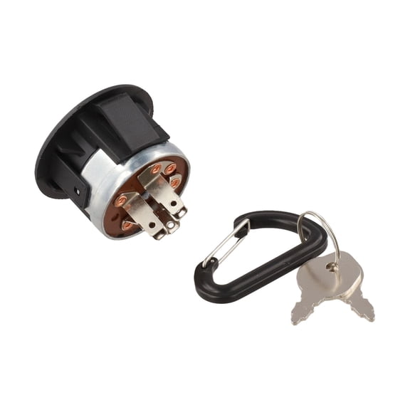 Mosiee Replacement Starter Ignition Switch with Two Protective Keys for Scag Models