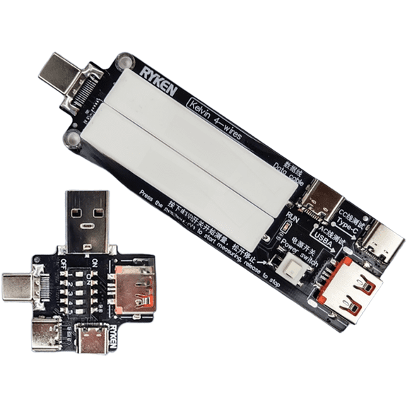 Mosiee Rk-X3 Voltage and Current Tester Usb M001 Kelvin Line Resistance Voltage Meter M001